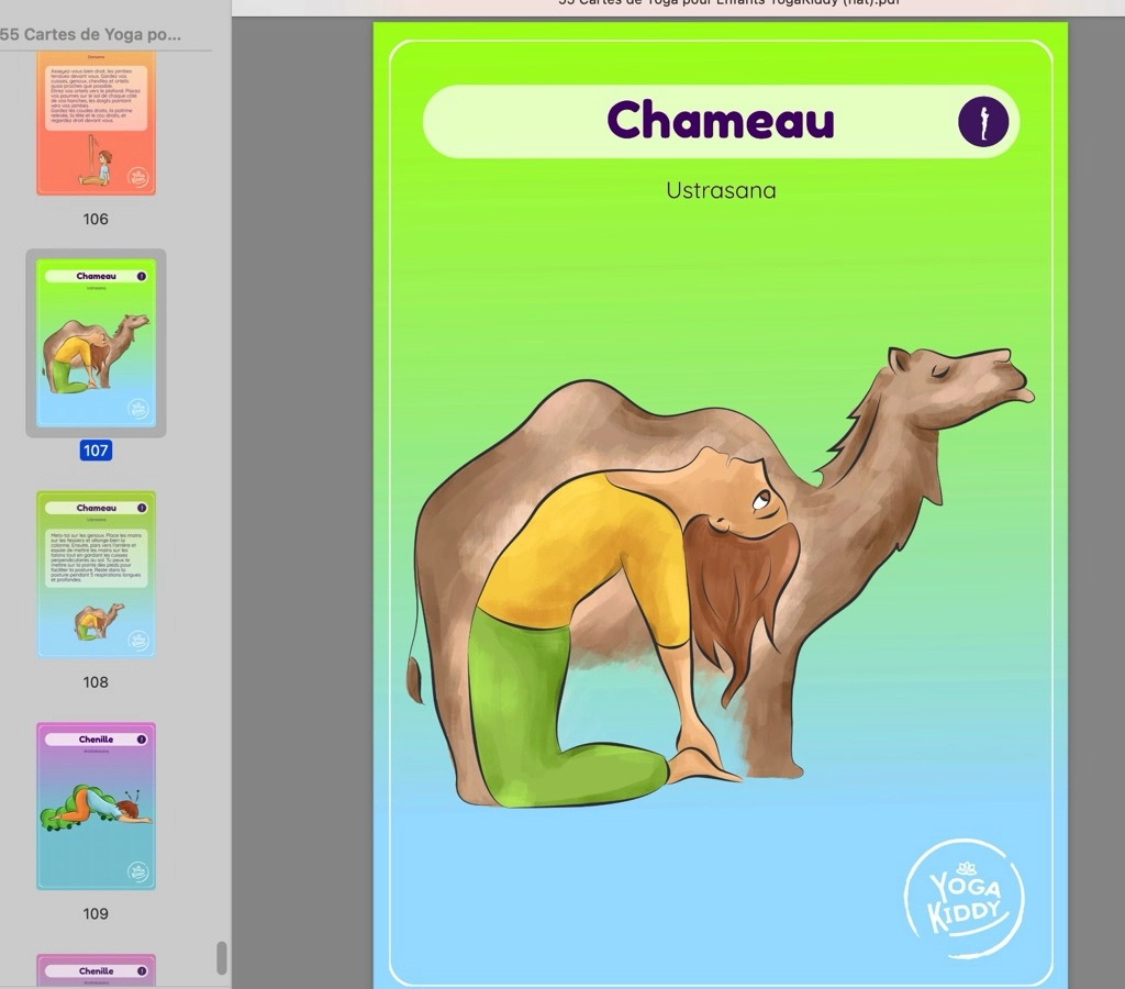 Le chameau (Ustrasana)