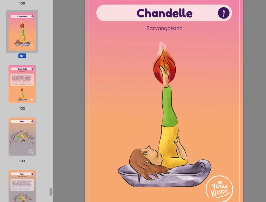 La posture de la chandelle (Sarvangasana)