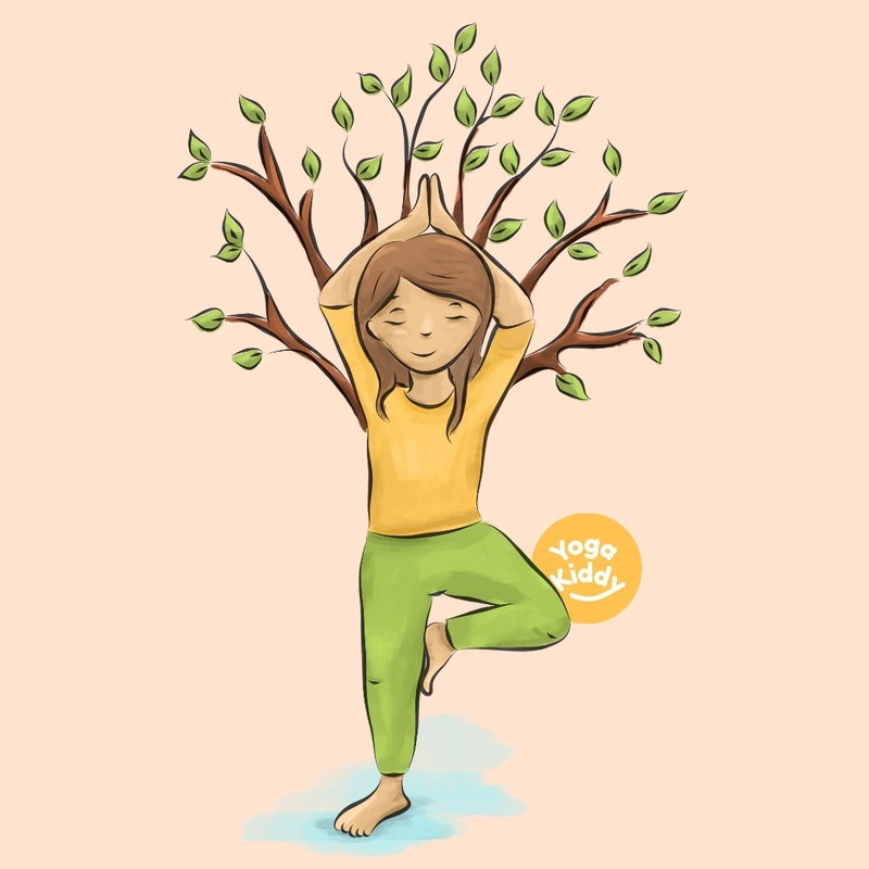 posture de l'arbre yoga pour enfants séance 